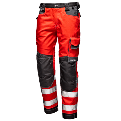 RUSH trousers, HI-VIS RED