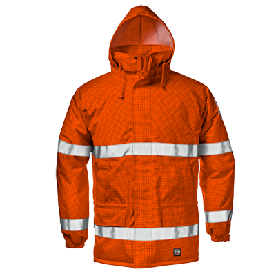 MICROLINES jacket, HI-VIS ORANGE