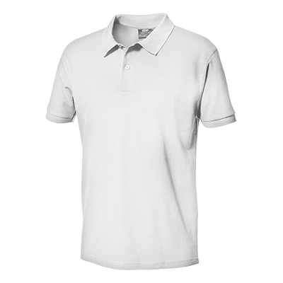 PIQUET short sleeve polo shirt, WHITE