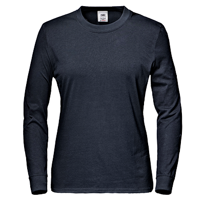 SIRFLEX ladies' l/sleeved shirt, DARK BLUE