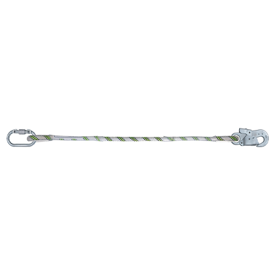 Braided rope lanyard