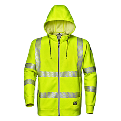 CIRCUS sweatshirt, HI-VIS YELLOW