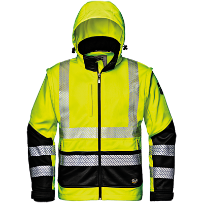 STARMAX jacket, HI-VIS YELLOW/BLACK