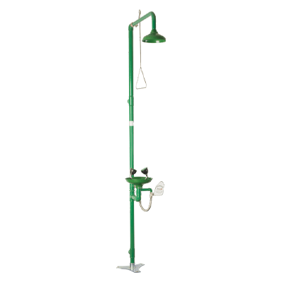 Eyewash combined shower