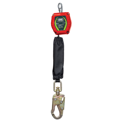 Retractable fall arrester block
