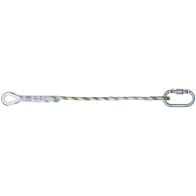 Braided rope lanyard