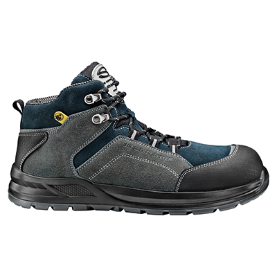FUNKY ankle high shoe, GREY/BLUE
