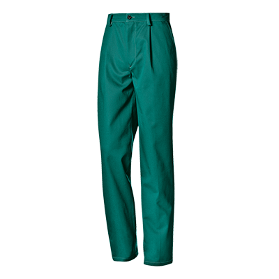 FLAME RETARDANT trousers, EMERALD GREEN