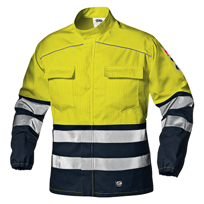 SUPERTECH jacket, HI-VIS YELLOW/BLUE