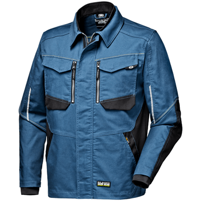 STRETCH CANVAS jacket, PETROLEUM BLUE