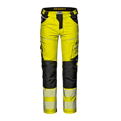 HI-VIS GEMINI GUARD trousers, HI-VIS YELLOW