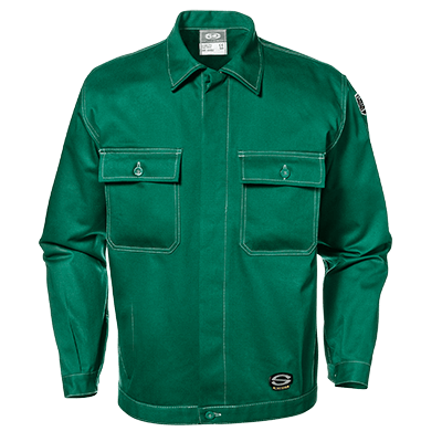 FUSTIAN short jacket, GREEN