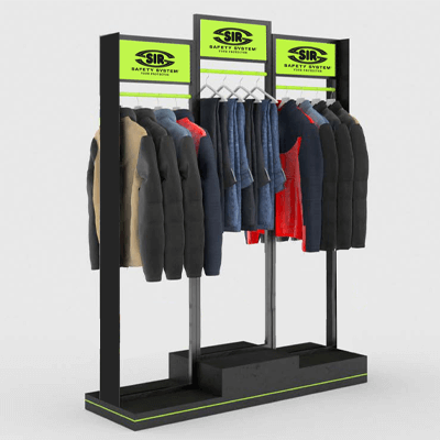 Clothing display rack