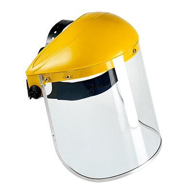 MESH shield polycarbonate harness clear