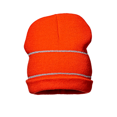Hi-vis beanie, HI-VIS ORANGE