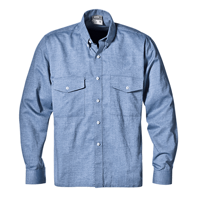 OXFORD shirt long sleeve, LIGHT BLUE