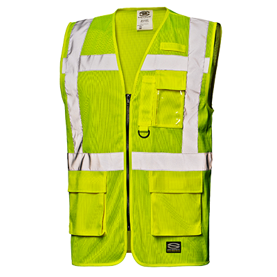 ATLAS waistcoat, HI-VIS YELLOW