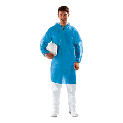 POLIFILM coat, BLUE