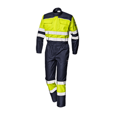 Kombinezon SUPERTECH klasy 2, HI-VIS YELLOW/BLUE