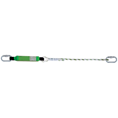Lanyard with energy absorber