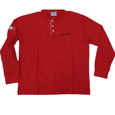 SIRFLEX polo IMA l/sleeve, RED