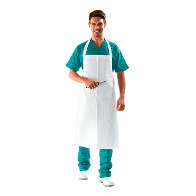 LIMA costa apron, WHITE
