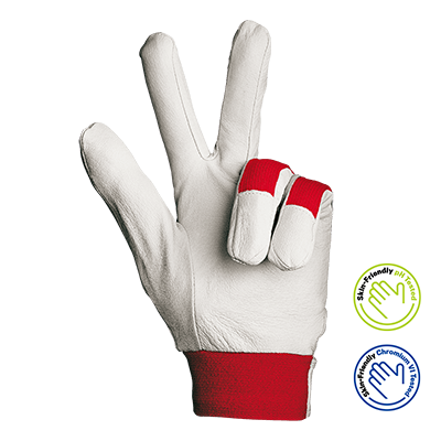 NAXOS glove, WHITE