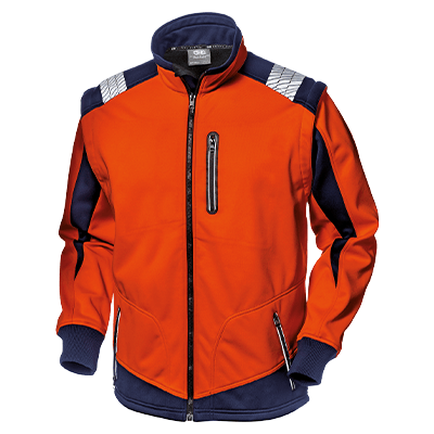 STARFLEX jacket, HI-VIS ORANGE/BLUE