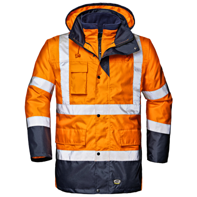 MOTORWAY SPLIT jacket, HI-VIS ORANGE