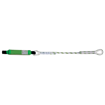 Lanyard with energy absorber