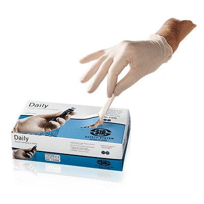 DAILY glove (Box 100 pcs), WHITE