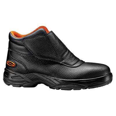 METAL FIGHTER ankle high shoe, BLACK