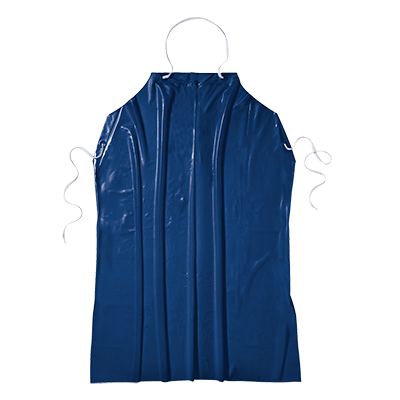 PVC apron, BLUE