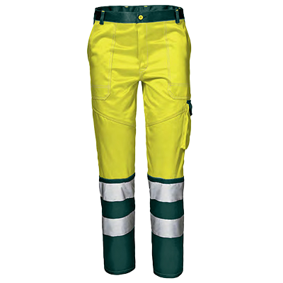 VELVET COLOR trousers, HI-VIS YELLOW/GREEN