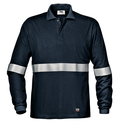 GINKO polo shirt, NAVY