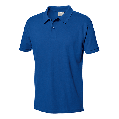 PIQUET short sleeve polo shirt, ROYAL