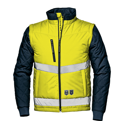 DRIVER jacket, HI-VIS YELLOW/BLUE