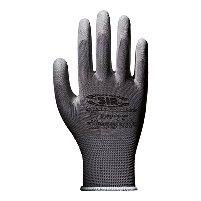 SPANDEX BLACK glove, GREY