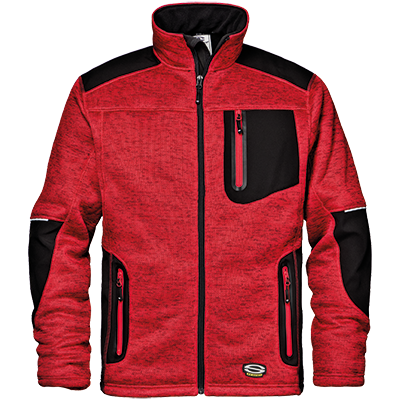 FIGHTER sweatshirt, MELANGE RED