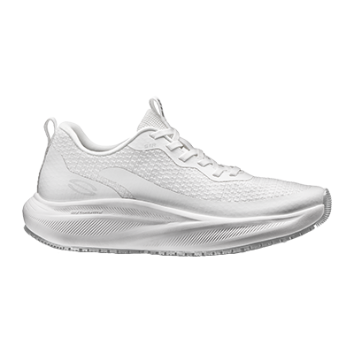 WHITE RUNNER low shoe, WHITE