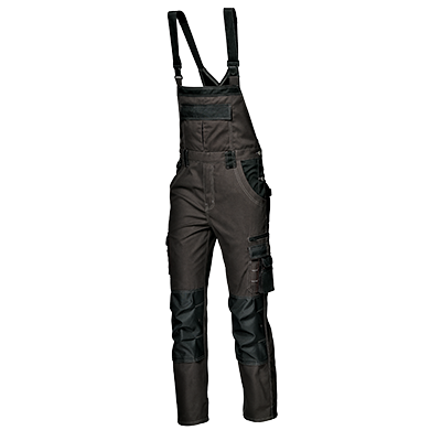 HARRISON bib-trousers, GREY