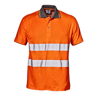 MISTRAL CONFORT polo shirt, HI-VIS ORANGE