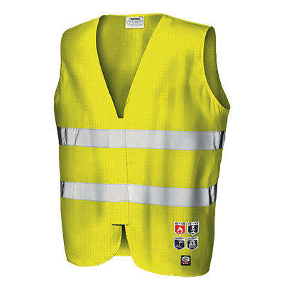 SUPERTECH waistcoat, HI-VIS YELLOW