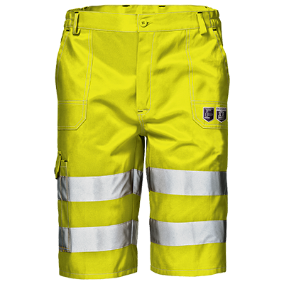 MISTRAL bermuda, HI-VIS YELLOW