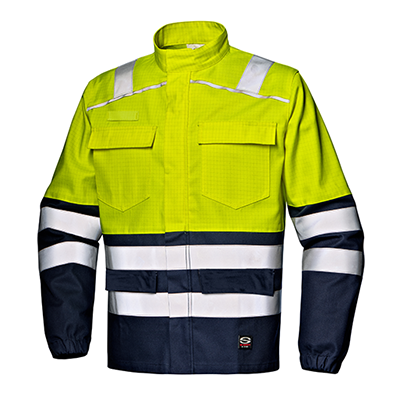 SUPERTECH 360 jacket, HI-VIS YELLOW/BLUE