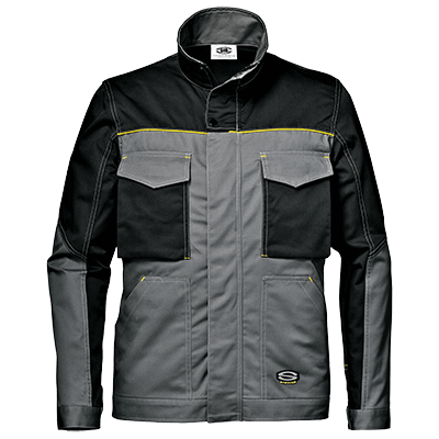 FUSION short jacket MASSAUA, SLATE GREY/BLACK