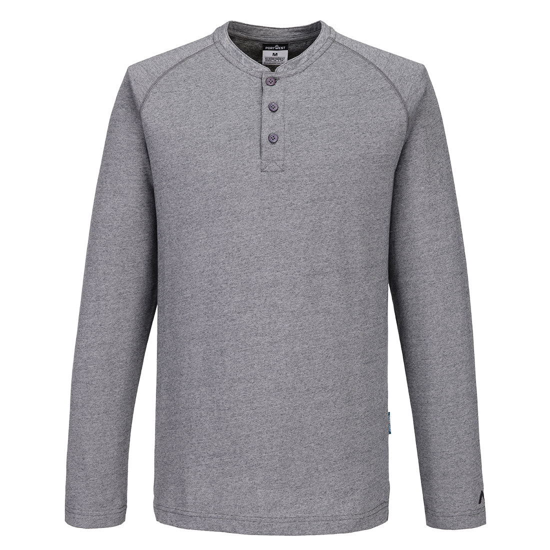 KA3 Henley Top — Szary