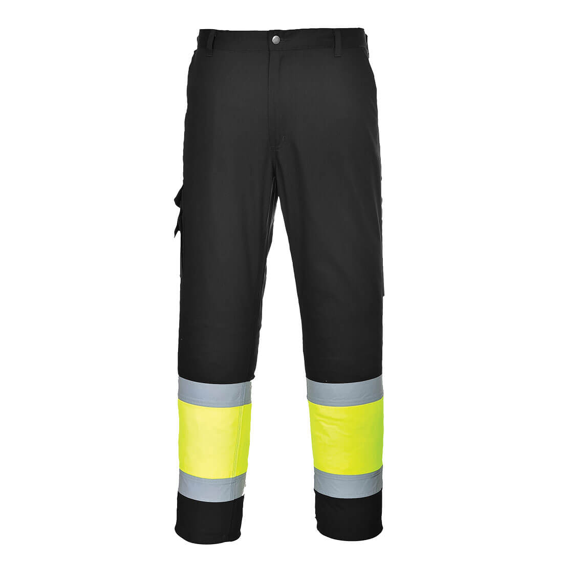 Lekkie spodnie serwisowe Hi-Vis Klasy 1 — Żółty/Czarny