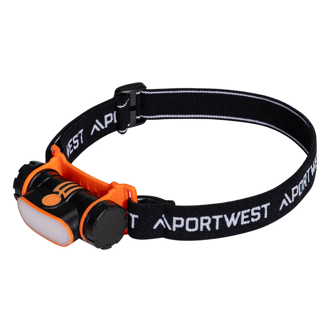 Latarka czołowa LED USB — Czarny