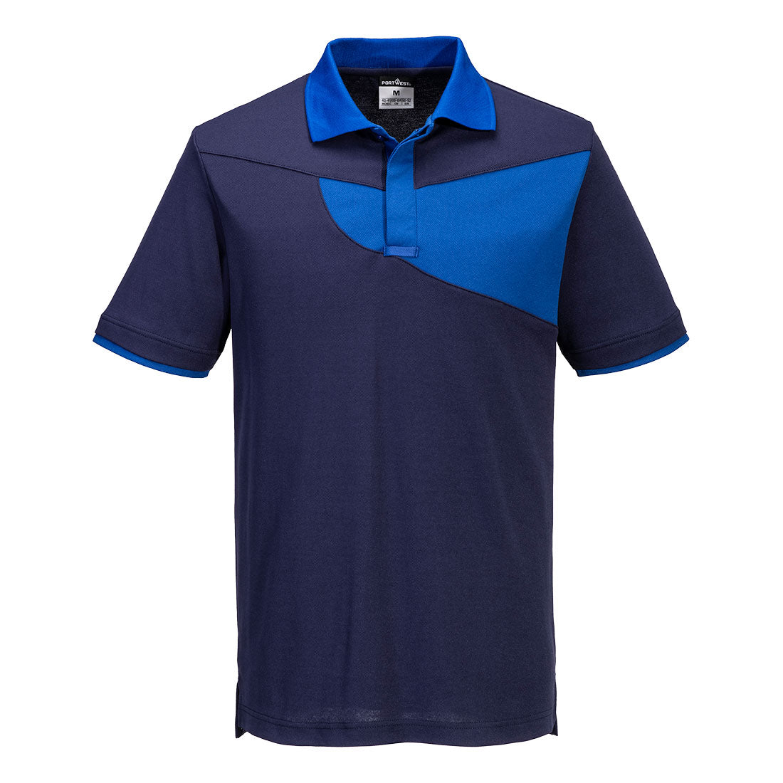 Koszulka Polo PW2 — Granat/Niebieski
